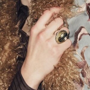 Zara Nwot Mixed Metal Statement Ring